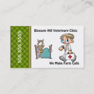 Funny Veterinary Business Card Visitenkarte