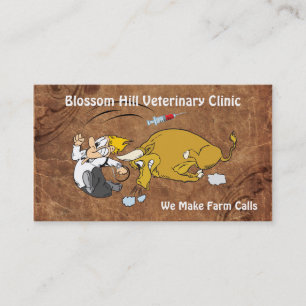Funny Veterinary Business Card Visitenkarte