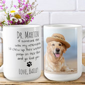 Funny Veterinary Personalisiert Pet Foto Kaffeetasse