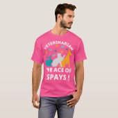 Funny Veterinary Quotes for Veterinary Spaß Ani T-Shirt (Vorne ganz)