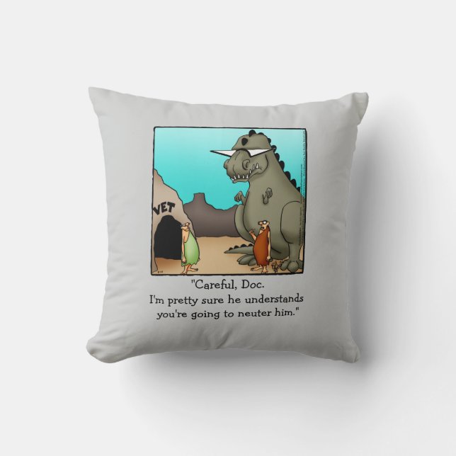 Funny Veterinary Spaß Pillow Kissen (Vorderseite)