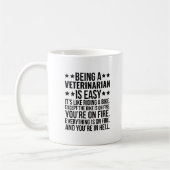 Funny Veterinary Vet Kaffeetasse (Links)