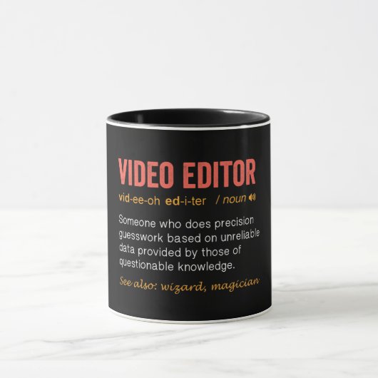 Funny Video Editor - Definition Tasse (Zentrum)