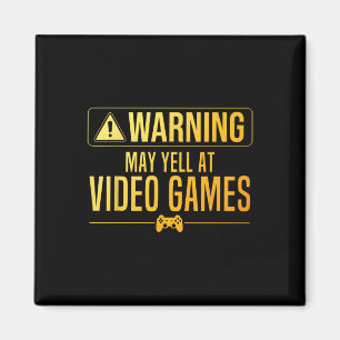 Funny Video Game Art für Herren Frauen Gaming Nerd Magnet