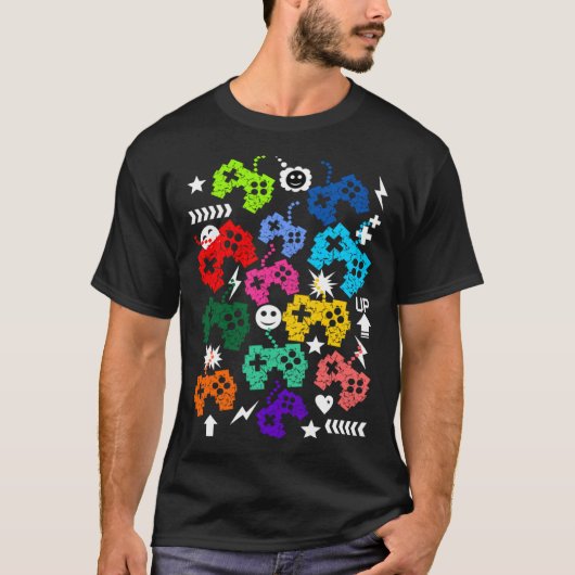 Funny Video Game Controller for Gamers Boys Kids T T-Shirt (Vorderseite)