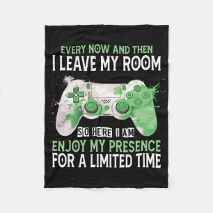 Funny Video Game Controller Gamer Geschenke für Ju Fleecedecke