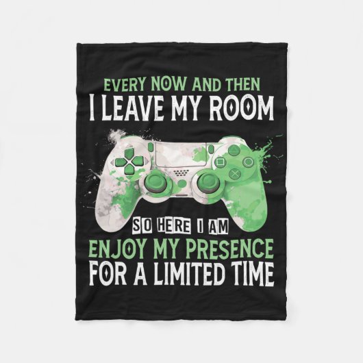 Funny Video Game Controller Gamer Geschenke für Ju Fleecedecke (Vorderseite)
