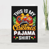 Funny Video Game Controller Weihnachts-Weihnachtsm Karte (Vorderseite)