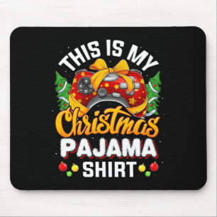 Funny Video Game Controller Weihnachts-Weihnachtsm Mousepad