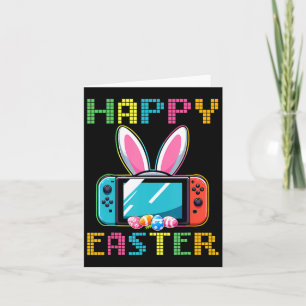 Funny Video Game Easter Bunny Gaming Controller Ga Karte