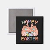 Funny Video Game Easter Bunny Gaming Controller Ga Magnet (Vorderseite/Rückseite)