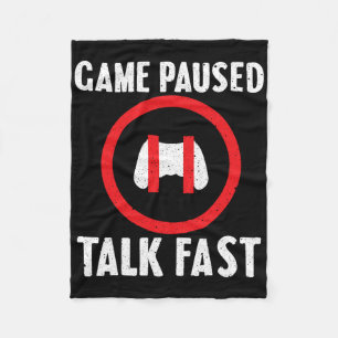 Funny Video Game für Damen und Herren Video Gaming Fleecedecke
