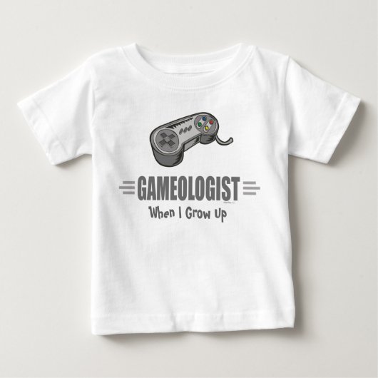 Funny Video Gamer Baby T-shirt (Vorderseite)