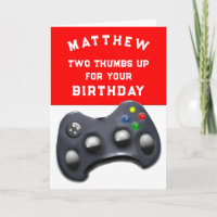 Funny Video Gamer Birthday