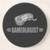 Funny Video Gamer Getränkeuntersetzer (Vorne)