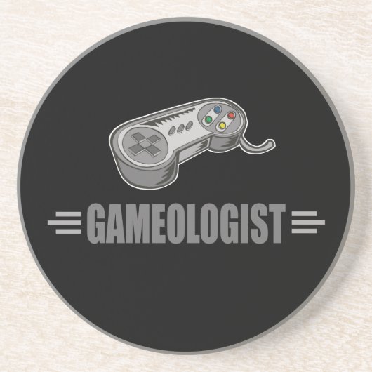 Funny Video Gamer Getränkeuntersetzer (Vorne)