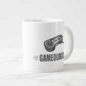 Funny Video Gamer Jumbo-Tasse (Vorderseite Rechts)