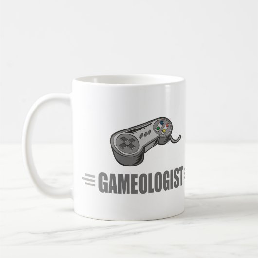 Funny Video Gamer Kaffeetasse (Links)