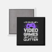 Funny Video Gamer - PC Console Gaming - Videospiel Magnet (Vorderseite/Rückseite)