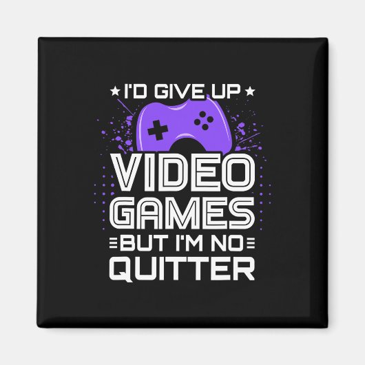 Funny Video Gamer - PC Console Gaming - Videospiel Magnet (Vorne)