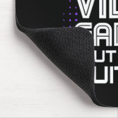 Funny Video Gamer - PC Console Gaming - Videospiel Mousepad (Ecke)
