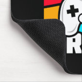 Funny Video Gamer - PC Console Gaming - Videospiel Mousepad (Ecke)