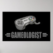 Funny Video Gamer Poster (Vorne)