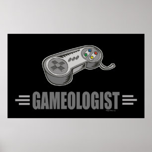 Funny Video Gamer Poster