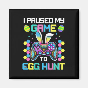 Funny Video Gamer Spaß Ich habe mein Spiel mit Egg Magnet