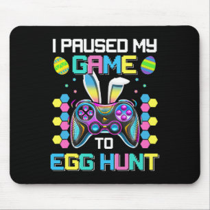 Funny Video Gamer Spaß Ich habe mein Spiel mit Egg Mousepad