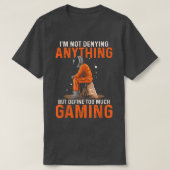 Funny Video Games Astronaut Design For Gamer Onlin T-Shirt (Design vorne)