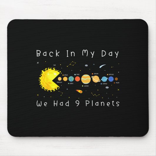 Funny Video Games Back In My Day We Had Nine Plane Mousepad (Vorne)