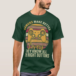 Funny Video Games Gamer Gaming Valentinstag T-Shirt