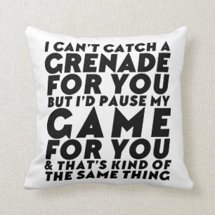 Funny Video Games Gaming Geek Nerd Gamer Liebe Kissen