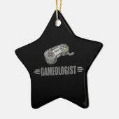 Funny Video Gaming Keramikornament (Links)