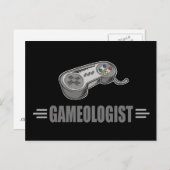 Funny Video Gaming Postkarte (Vorne/Hinten)