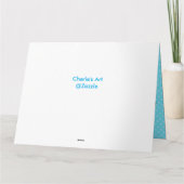 Funny Viel Glück at Teaching Job, Big Gruß Card Karte (Rückseite)