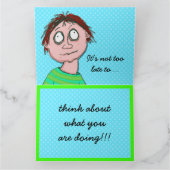 Funny Viel Glück at Teaching Job, Big Gruß Card Karte (Innenseite)