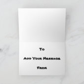 Funny Viel Glück Karte (Innenseite)