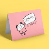 Funny Viel Glück Karte