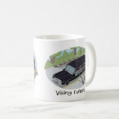 Funny Viking Beerdigung Tasse (VorderseiteRechts)
