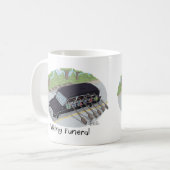 Funny Viking Beerdigung Tasse (Vorderseite Links)