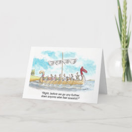 Funny Viking Birthday Card Karte