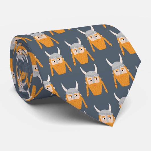 Funny Viking Krawatte (Gerollt)