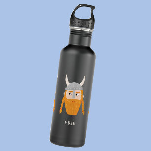 Funny Viking Personalisiert Edelstahlflasche
