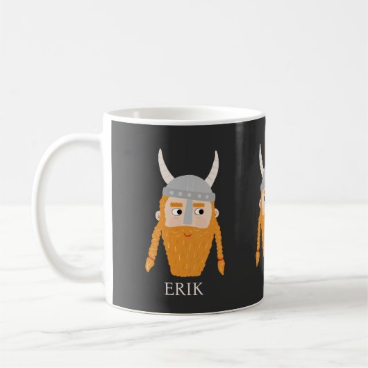 Funny Viking Personalisiert Kaffeetasse (Links)