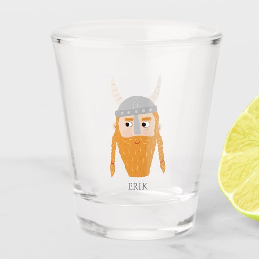 Funny Viking Personalisiert Schnapsglas