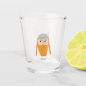 Funny Viking Personalisiert Schnapsglas (Vorderseite)