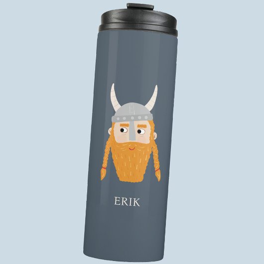 Funny Viking Personalisiert Thermosbecher