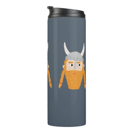 Funny Viking Personalisiert Thermosbecher (Nach rechts gedreht)